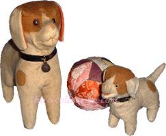 和製犬のぬいぐるみ